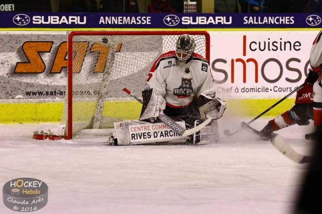 Photo hockey match Chamonix / Morzine - Bordeaux le 23/12/2016