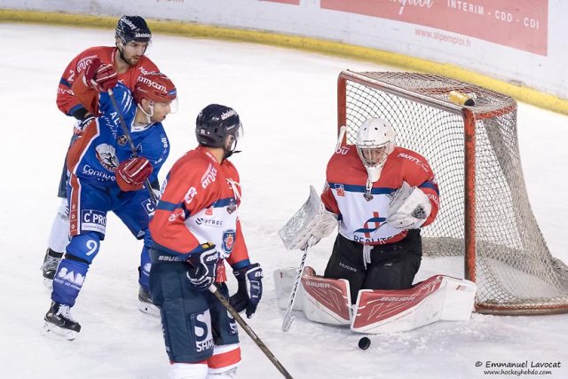 Photo hockey match Lyon - Angers  le 23/12/2016