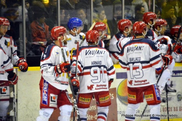 Photo hockey match Dijon  - Grenoble  le 23/12/2016