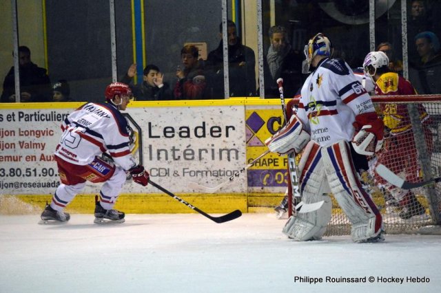 Photo hockey match Dijon  - Grenoble  le 23/12/2016