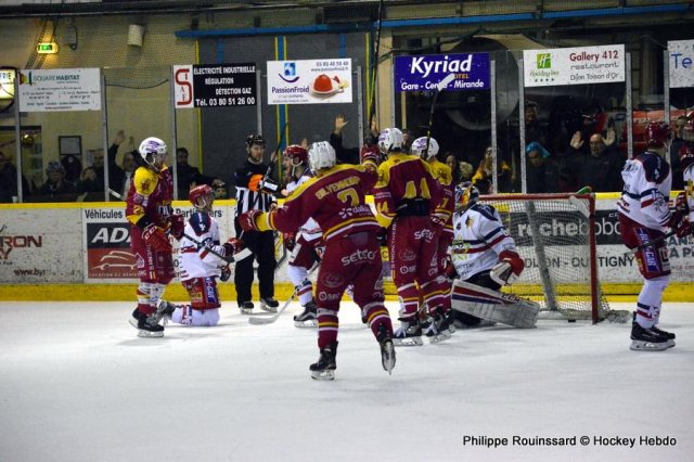 Photo hockey match Dijon  - Grenoble  le 23/12/2016