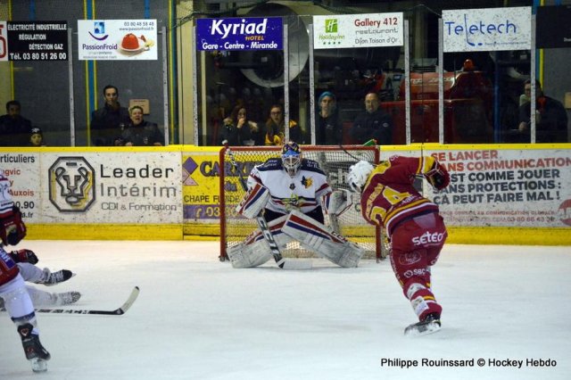 Photo hockey match Dijon  - Grenoble  le 23/12/2016