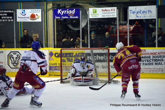 Photo hockey match Dijon  - Grenoble  le 23/12/2016