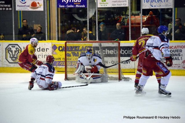 Photo hockey match Dijon  - Grenoble  le 23/12/2016