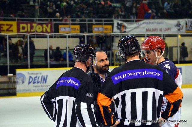 Photo hockey match Dijon  - Grenoble  le 23/12/2016