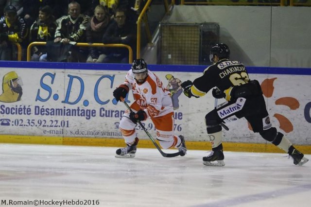 Photo hockey match Rouen - Epinal  le 23/12/2016