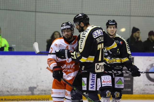 Photo hockey match Rouen - Epinal  le 23/12/2016