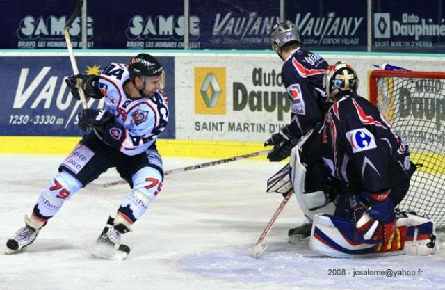 Photo hockey match Grenoble  - Angers  le 30/01/2008