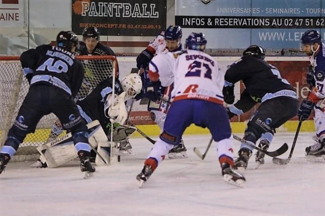 Photo hockey match Tours  - Mulhouse le 27/12/2016