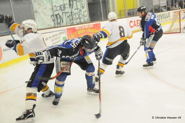 Photo hockey match Caen  - Garges-lès-Gonesse le 07/02/2009