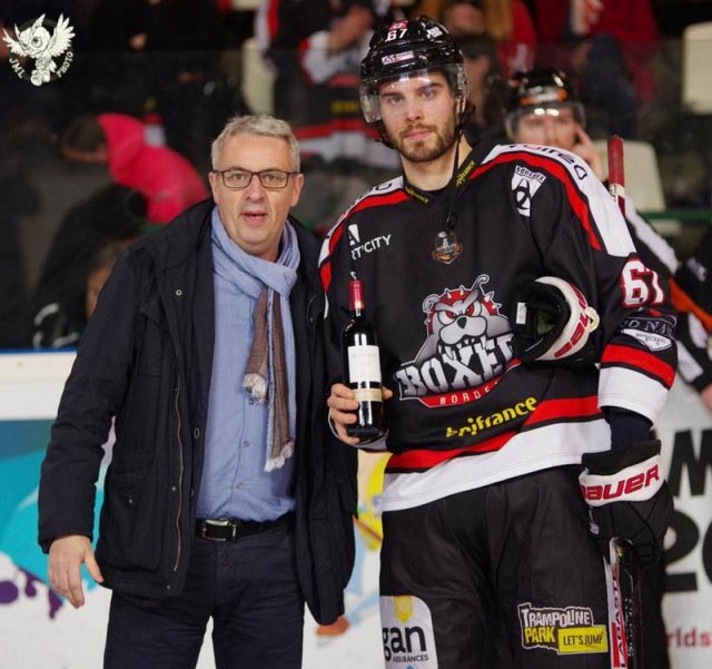 Photo hockey match Bordeaux - Rouen le 27/12/2016