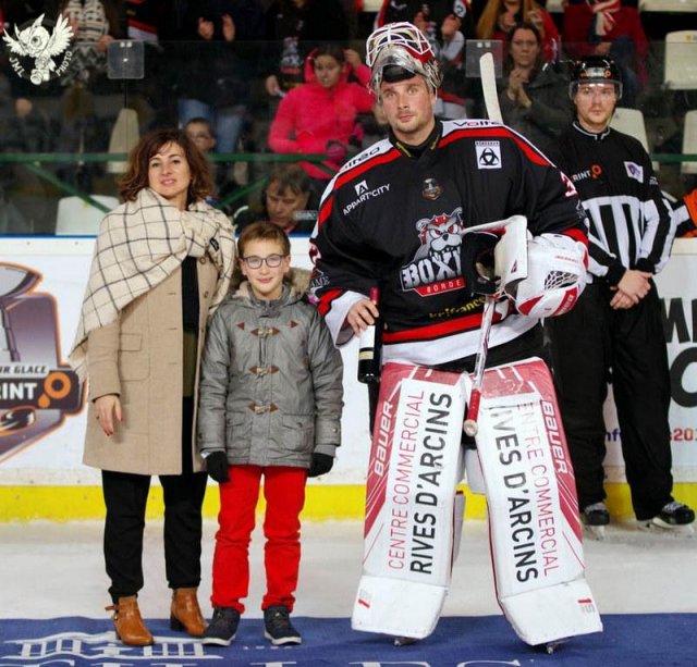 Photo hockey match Bordeaux - Rouen le 27/12/2016