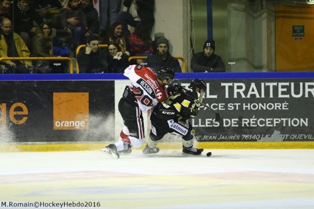 Photo hockey match Rouen - Chamonix / Morzine le 29/12/2016
