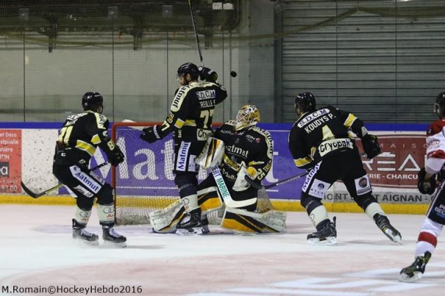 Photo hockey match Rouen - Chamonix / Morzine le 29/12/2016