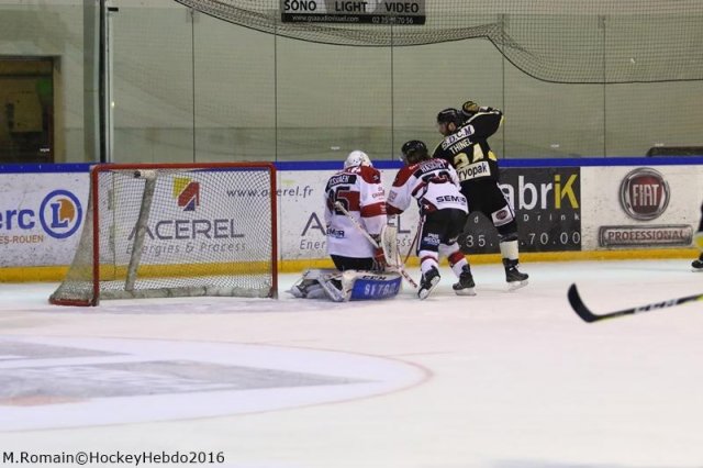 Photo hockey match Rouen - Chamonix / Morzine le 29/12/2016