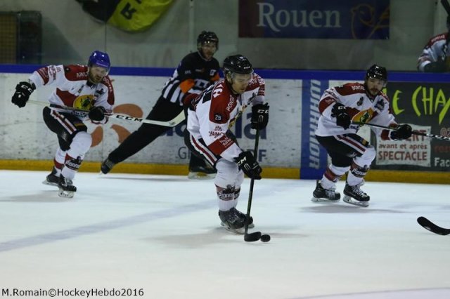 Photo hockey match Rouen - Chamonix / Morzine le 29/12/2016