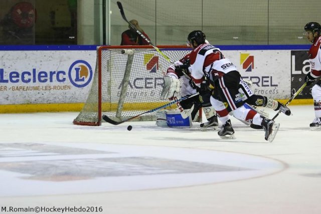 Photo hockey match Rouen - Chamonix / Morzine le 29/12/2016