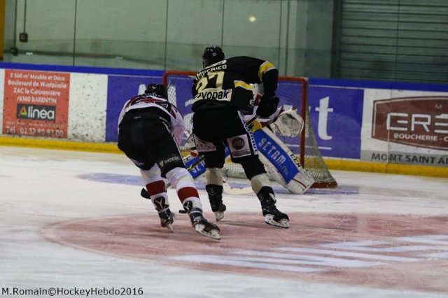 Photo hockey match Rouen - Chamonix / Morzine le 29/12/2016