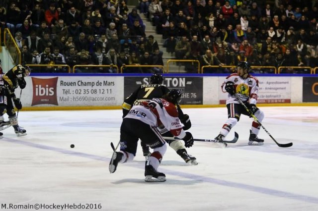 Photo hockey match Rouen - Chamonix / Morzine le 29/12/2016