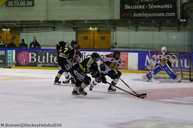 Photo hockey match Rouen - Chamonix / Morzine le 29/12/2016