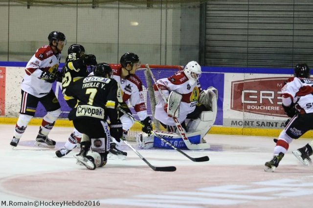 Photo hockey match Rouen - Chamonix / Morzine le 29/12/2016