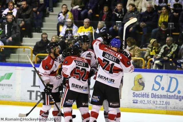 Photo hockey match Rouen - Chamonix / Morzine le 29/12/2016