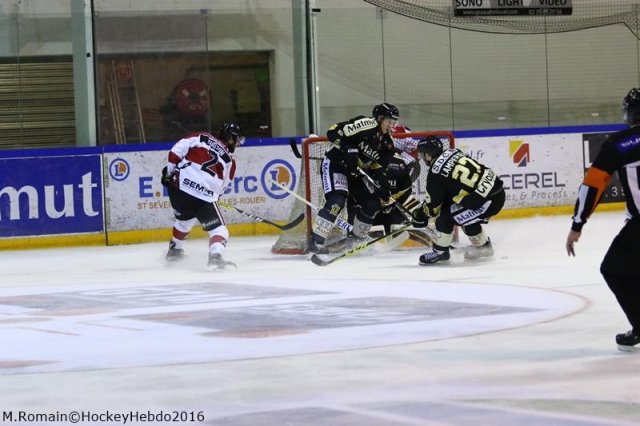 Photo hockey match Rouen - Chamonix / Morzine le 29/12/2016