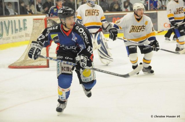 Photo hockey match Caen  - Garges-lès-Gonesse le 07/02/2009