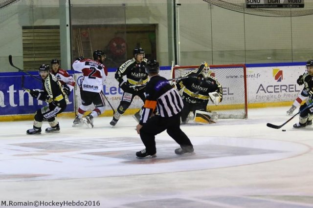 Photo hockey match Rouen - Chamonix / Morzine le 29/12/2016