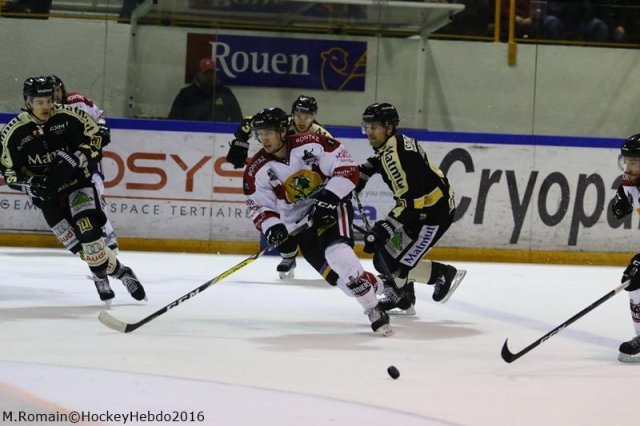 Photo hockey match Rouen - Chamonix / Morzine le 29/12/2016