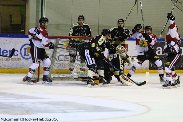 Photo hockey match Rouen - Chamonix / Morzine le 29/12/2016