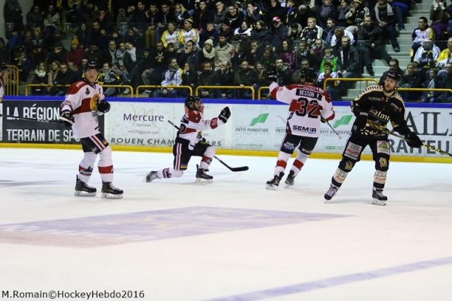 Photo hockey match Rouen - Chamonix / Morzine le 29/12/2016