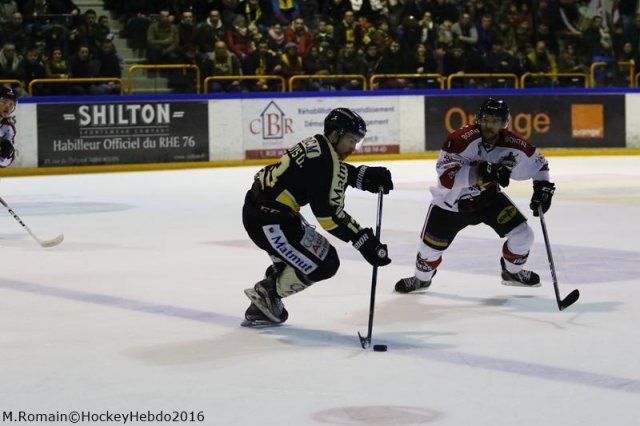 Photo hockey match Rouen - Chamonix / Morzine le 29/12/2016