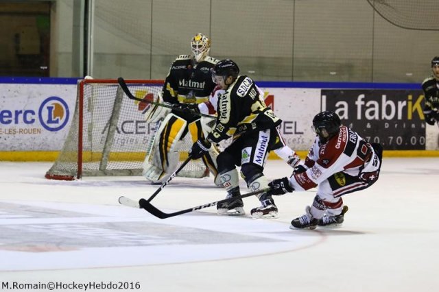 Photo hockey match Rouen - Chamonix / Morzine le 29/12/2016