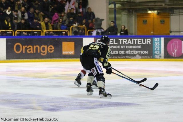 Photo hockey match Rouen - Chamonix / Morzine le 29/12/2016