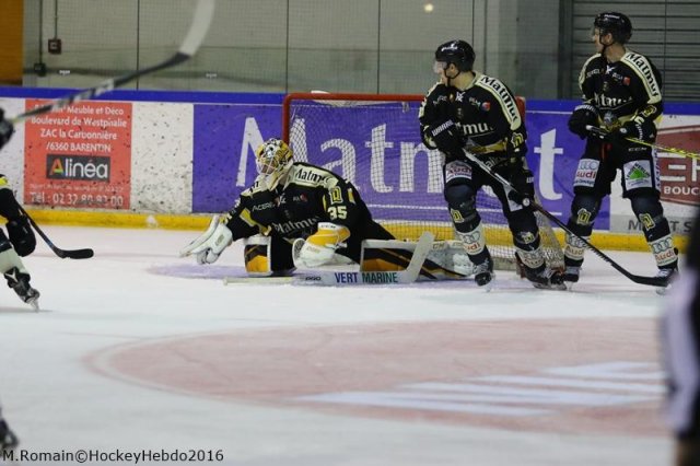 Photo hockey match Rouen - Chamonix / Morzine le 29/12/2016