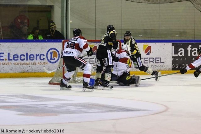 Photo hockey match Rouen - Chamonix / Morzine le 29/12/2016
