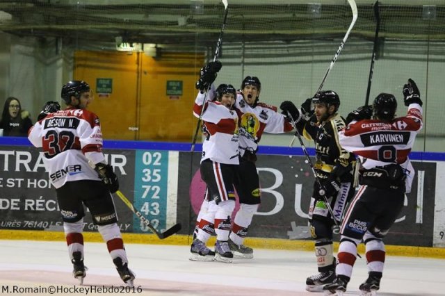 Photo hockey match Rouen - Chamonix / Morzine le 29/12/2016