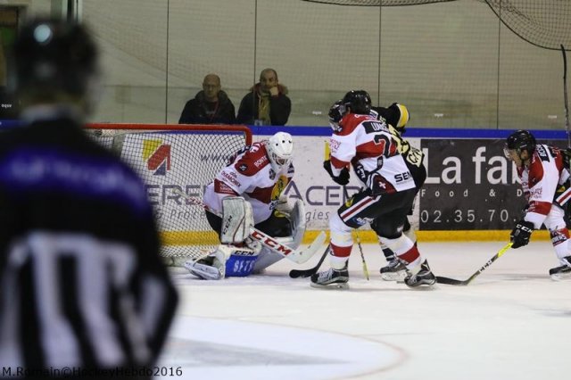 Photo hockey match Rouen - Chamonix / Morzine le 29/12/2016