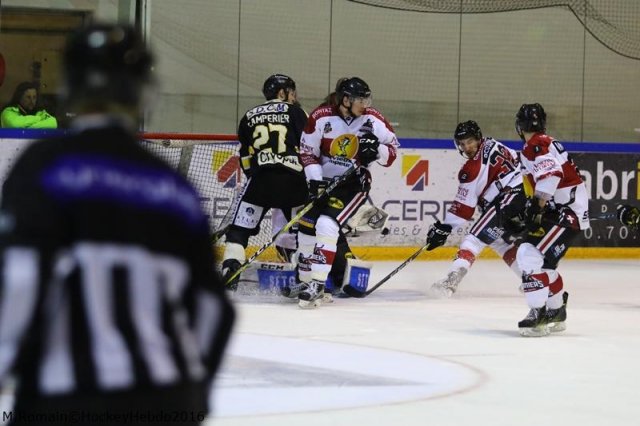 Photo hockey match Rouen - Chamonix / Morzine le 29/12/2016