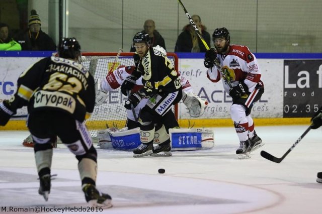 Photo hockey match Rouen - Chamonix / Morzine le 29/12/2016