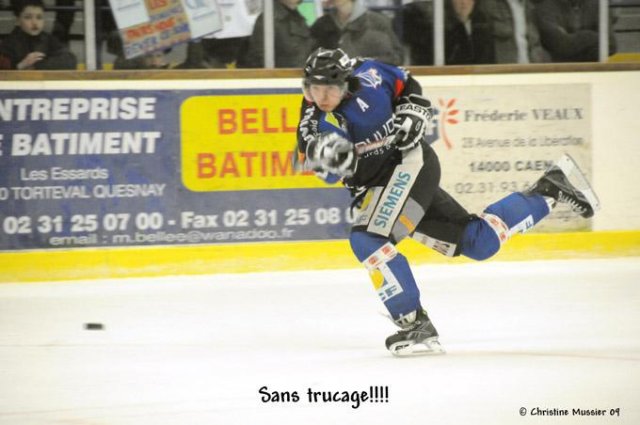 Photo hockey match Caen  - Garges-lès-Gonesse le 07/02/2009