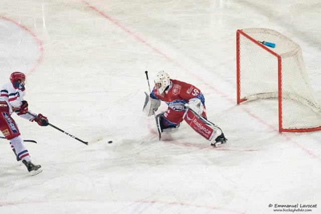 Photo hockey match Lyon - Grenoble  le 30/12/2016