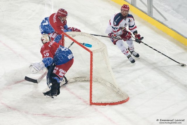 Photo hockey match Lyon - Grenoble  le 30/12/2016