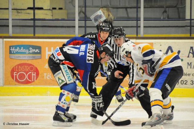 Photo hockey match Caen  - Garges-lès-Gonesse le 07/02/2009