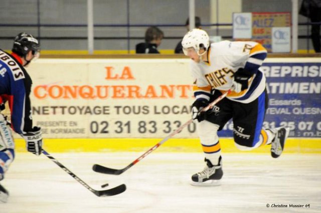 Photo hockey match Caen  - Garges-lès-Gonesse le 07/02/2009
