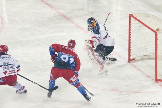 Photo hockey match Lyon - Grenoble  le 30/12/2016