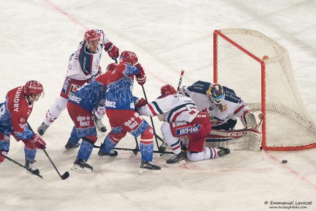Photo hockey match Lyon - Grenoble  le 30/12/2016