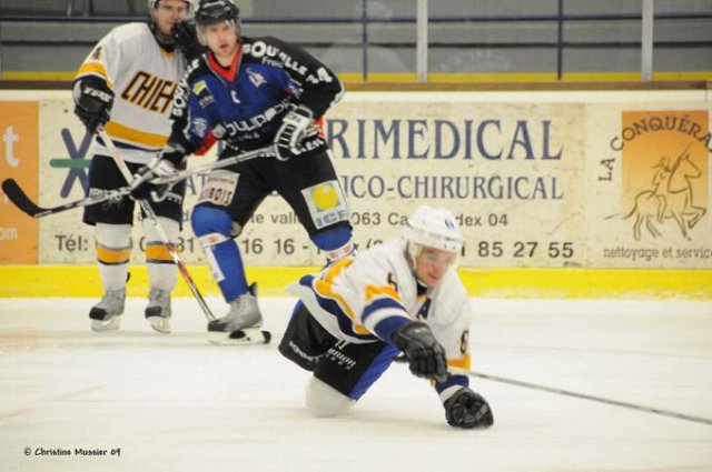 Photo hockey match Caen  - Garges-lès-Gonesse le 07/02/2009