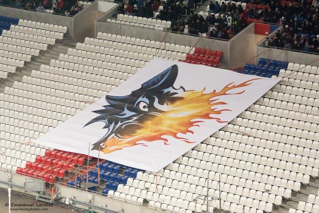 Photo hockey match Lyon - Grenoble  le 30/12/2016